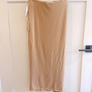 Wilfred PISCES midi skirt in Tan